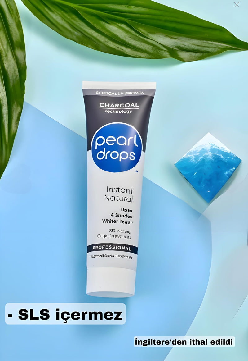 Pearl Drops Instant Natural White Activated Charcol 75ml - BeesActive Australia