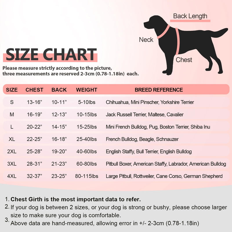 Dog Coat, Reversible Dual Waterproof Dog Jacket Reflective Dog Winter Coat,Warm Dog Cold Weather Coats Snow Jacket Vest,Dog Clothes with Adjustable Strap for Small Medium Large Dogs (Pink,3XL) XXX-Large - BeesActive Australia