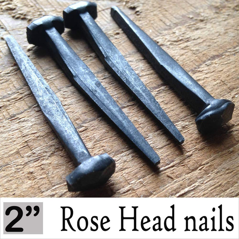 2" Wrought Head-Rose Head Nails (50) Nails - BeesActive Australia
