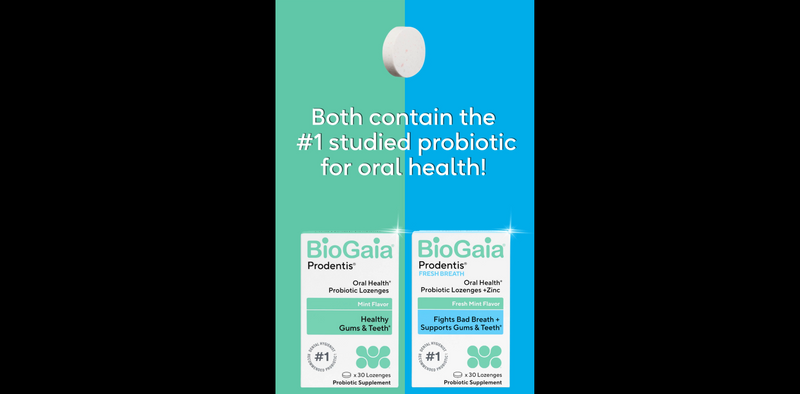 BioGaia Prodentis Fresh Breath Oral Probiotics for Bad Breath & Halitosis