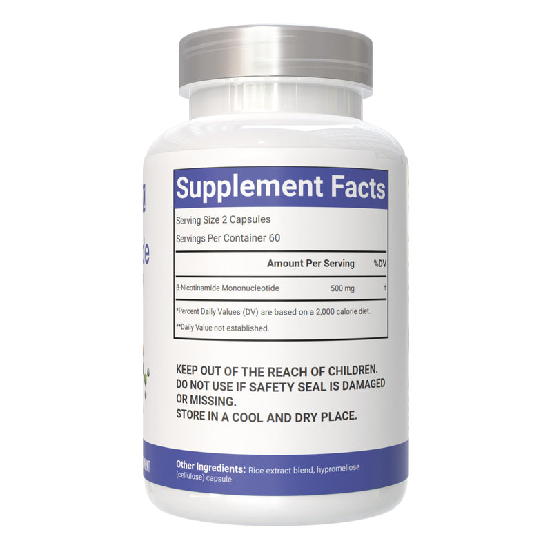 Nicotinamide 500mg Vitamin B3, 120 Capsules - Non-GMO, Gluten Free, Flush Free- 2 Packs