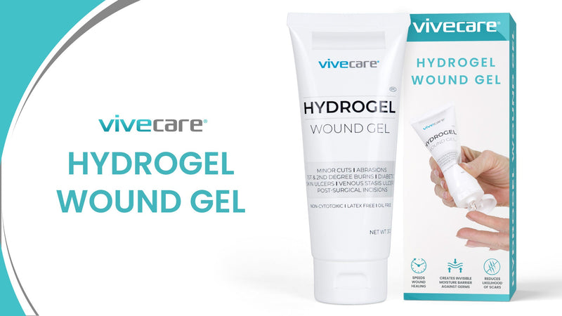 ViveCare Hydrogel Wound Dressing (3 Oz Tube) - First Aid Healing Gel 2