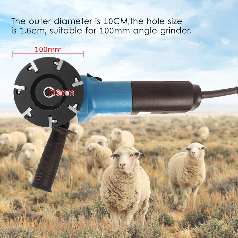 Livestock Hoof Trimming Disc Plate Hoof Trimming Discs Hoof Grinding Discs Claws Hoof Care Tool with 7 Blades Aluminum alloy - BeesActive Australia