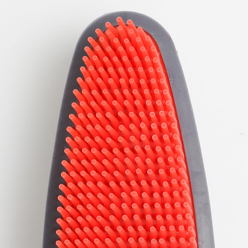 Rubber Pet Hair Removal Brush for Couch Clothes Dog Cat Pet Hair Carpet, Also Used as Dog Cat Bath Brush with Massage Effect (orange) Orange - BeesActive Australia