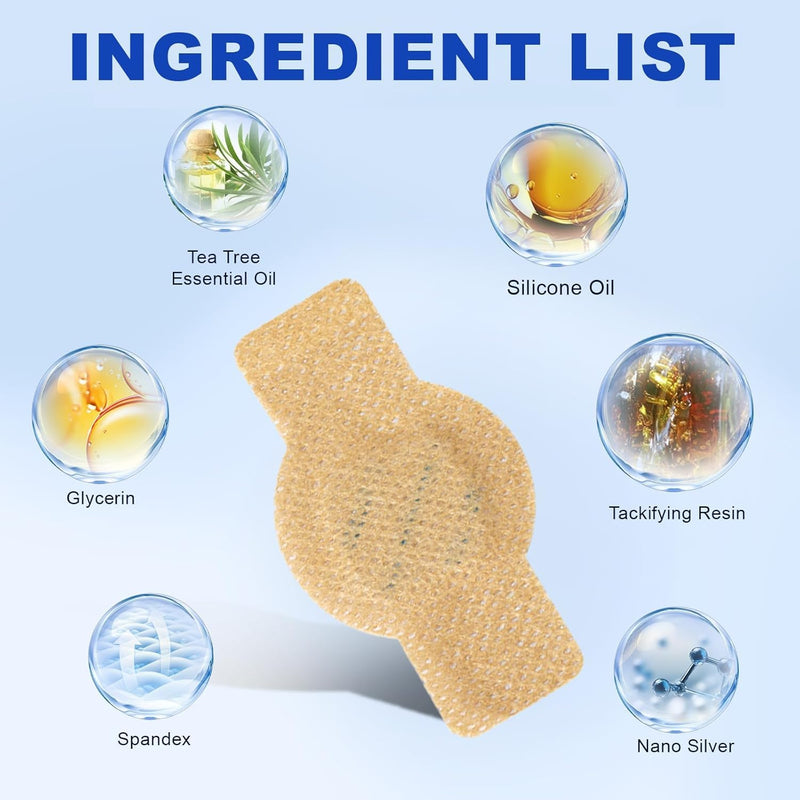 Fungal Nail Treatment Patches, 21 Pieces, Professional Nail Care Solution