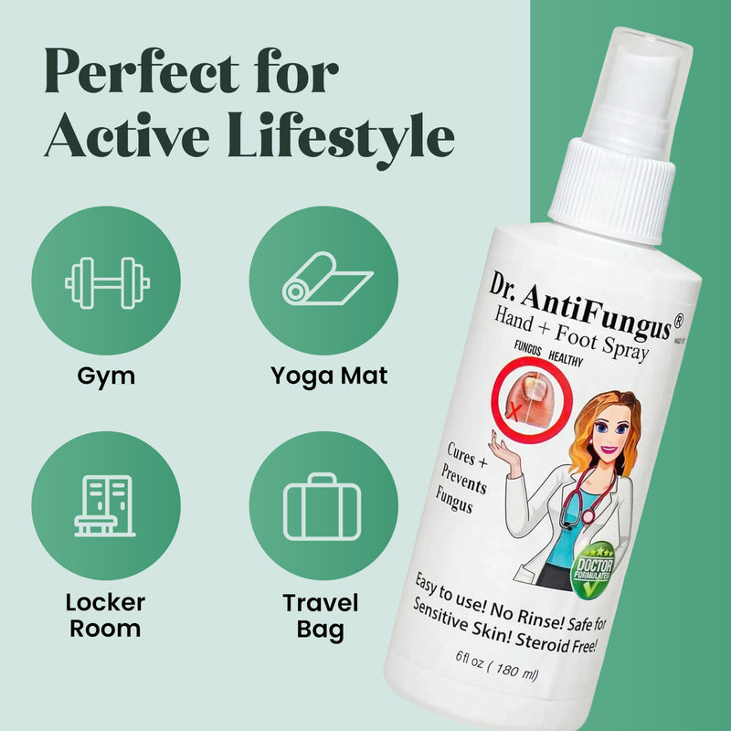 Hand & Foot Spray - Quick Drying Formula Solution - Helps For Itching, Burning, Scaling, and Discomfort - Hands, Feet, & Nail Soaking Solution - 6 fl oz - BeesActive Australia