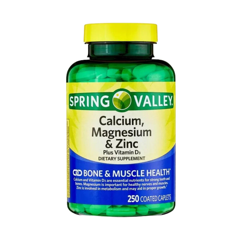 Calcium Magnesium Zinc with Vitamin D3 | Calcium Supplement | Calcium Magnesium Zinc | Calcium 600 mg with vitamin D3 | Calcium Magnesium Supplement + STS Sticker.