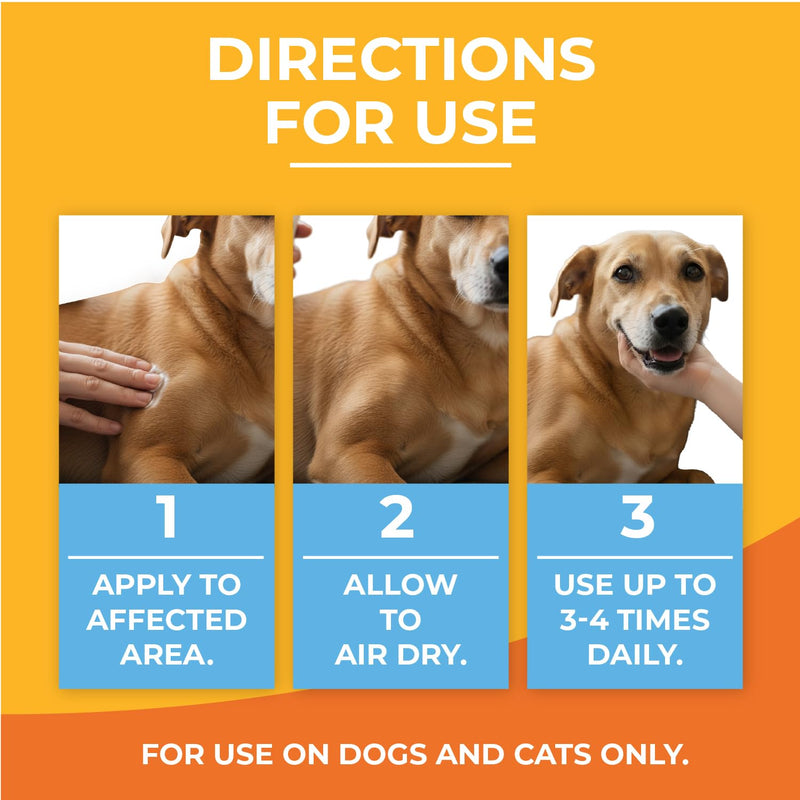 Paw Science Anti-Itch Hydrocortisone Moisturizing Lotion for Dogs & Cats – Hot Spot Treatment, Dog Itching Skin Relief, Itchy Hotspots Cream, Medicated Ointment for Irritation & Rash