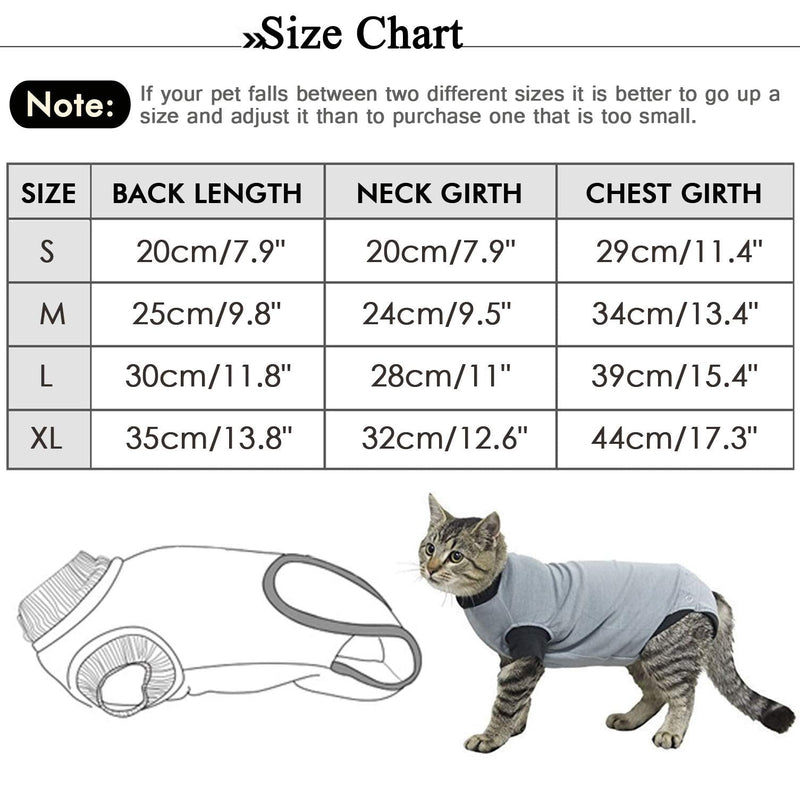 SELMAI Medical Pet Shirt Cat Bodysuit for Dogs After Surgery Dog Castration Soft Cotton E-Collar Alternative for Pets Nursing Clothing Wound Protection Prevent Licking Skin Diseases Pink L donut - BeesActive Australia