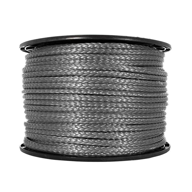 Rope & Cord 12-Strand DYMAX Rope | Gray | 10, 25, 50, 100, 600 ft | ½, ¼, 1/8, 3/8, 5/16 in | Made in The USA 50' - BeesActive Australia