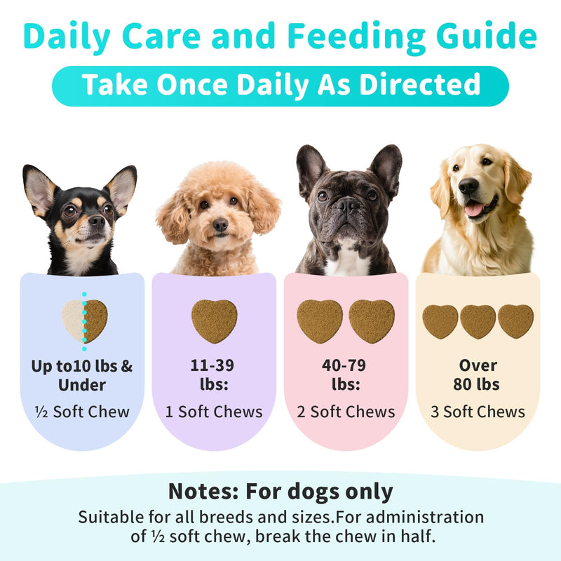 Probiotics for Dogs, Digestive Enzymes & Pumpkin Fiber for Gut Health and Bowel Support, Dog Supplement for Gas Relief & Constipation, 10B CFU with 5 Prebiotics & 5 Enzymes, 90 Count Chicken Flavor 90 Count (Pack of 1)