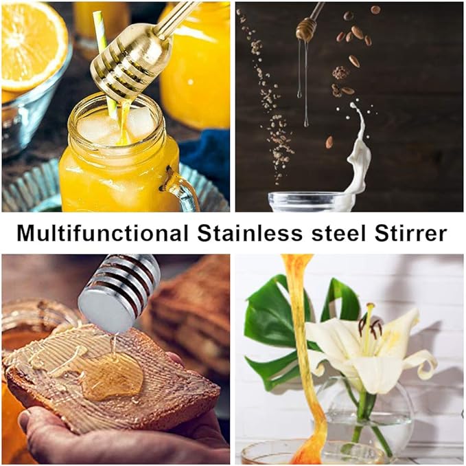 honey stick easy care stick spoon dip hollow healthy honey dipper cafe banquet party - BeesActive Australia