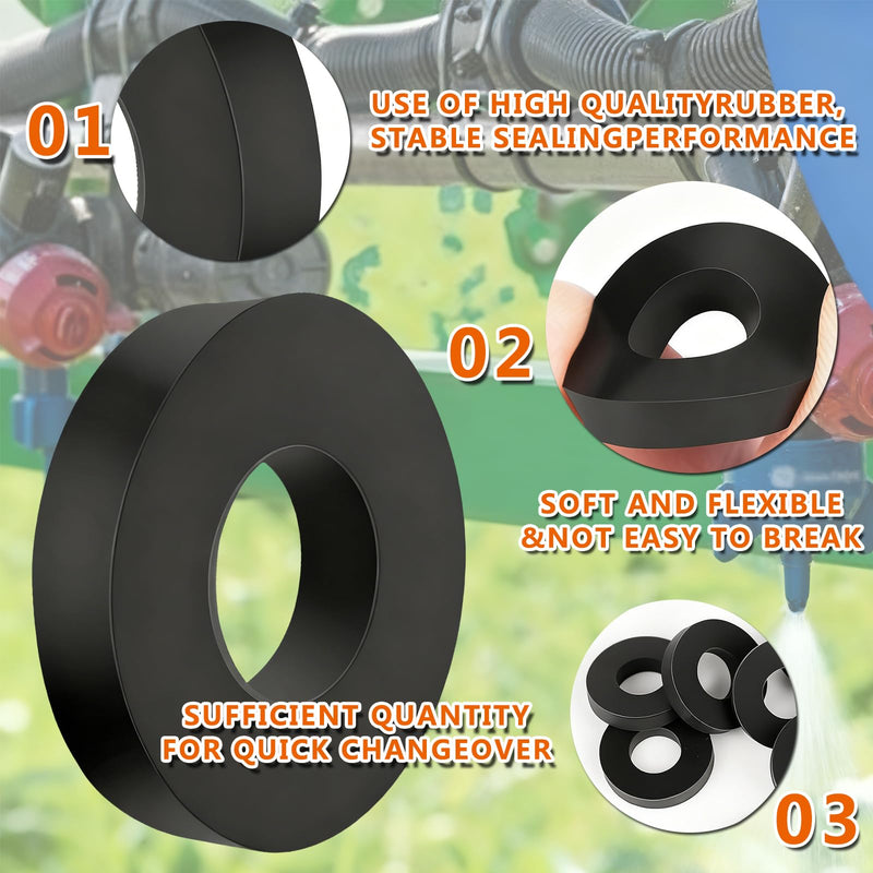 CP19438-EPR Nozzle Caps Rubber Seat Washer for TeeJet Nebulizer Quick Cap - 18 Pcs - BeesActive Australia