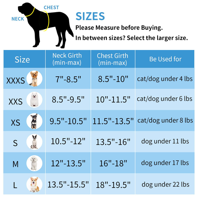 AIITLE Durable Dog Harness and Leash Set for Walking, Step in Vest Harness, Reflective Bands, Soft Breathable Pet Supplies, for Extra Small Dogs and House Cats Blue XXXS XXXS(Chest: 8.5 - 10") - BeesActive Australia