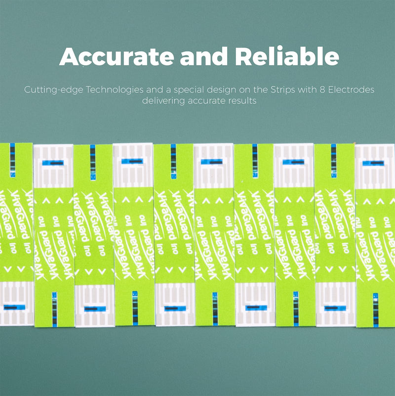 Vivaguard Ino Blood Glucose Test Strips for Diabetes - 200 Counts Accurate Diabetic Test Strips for Monitoring Blood Sugar - Compatible with Vivaguard Ino Glucometers Only, Green - BeesActive Australia