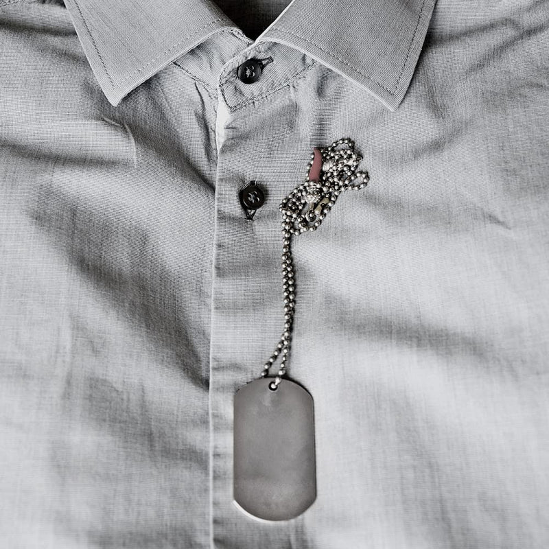 YapitHome Blank dog tags silver - BeesActive Australia