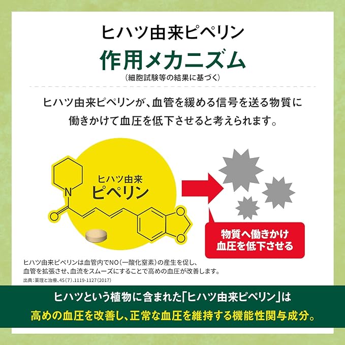 Taisho Pharmaceutical Revita Natural Care Tablet type 28 tablets (28 days supply) Large capacity / Contains piperine derived from Hihatsu / For those with high blood pressure / 1 tablet per day - BeesActive Australia