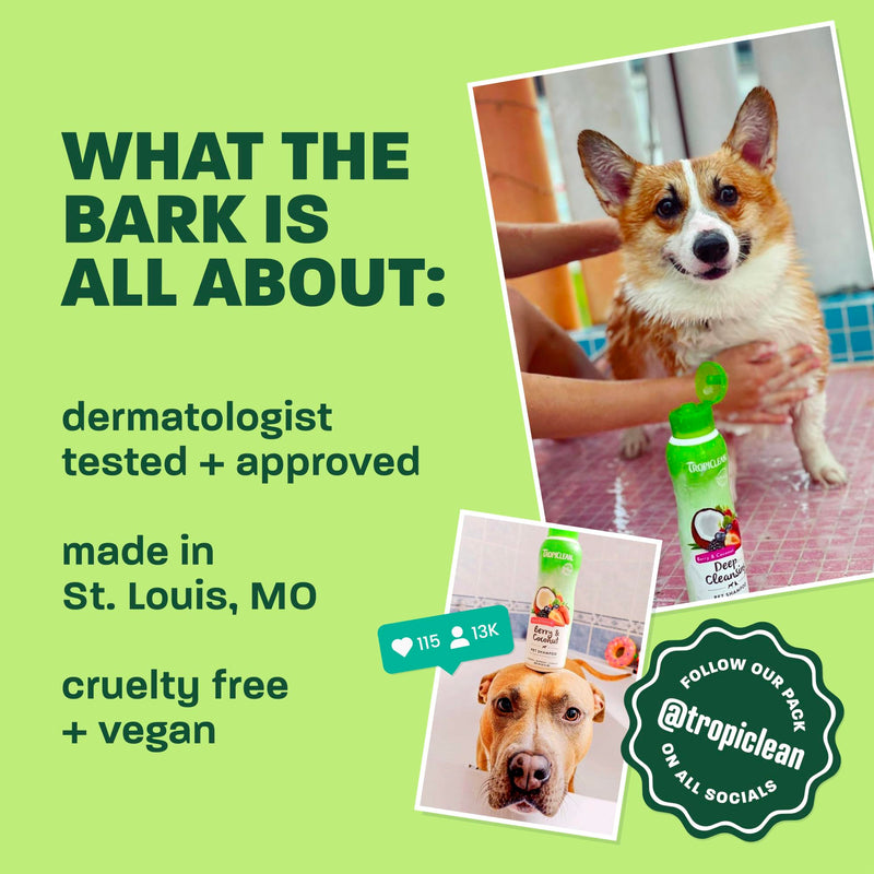 TropiClean Medicated Itch Relief Deodorizing Spray, Oatmeal & Aloe Scented, Dog Perfume with Soothing Aloe, 8 oz.