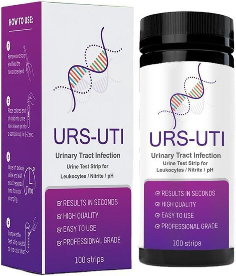 UTI Test Strips for Women & Men - Easy to Use at Home Urinary Tract Infection Testing Kit | Clinically Tested Urine Dipsticks | Foil-Wrapped for Extended Lifetime | 50 Strips - BeesActive Australia