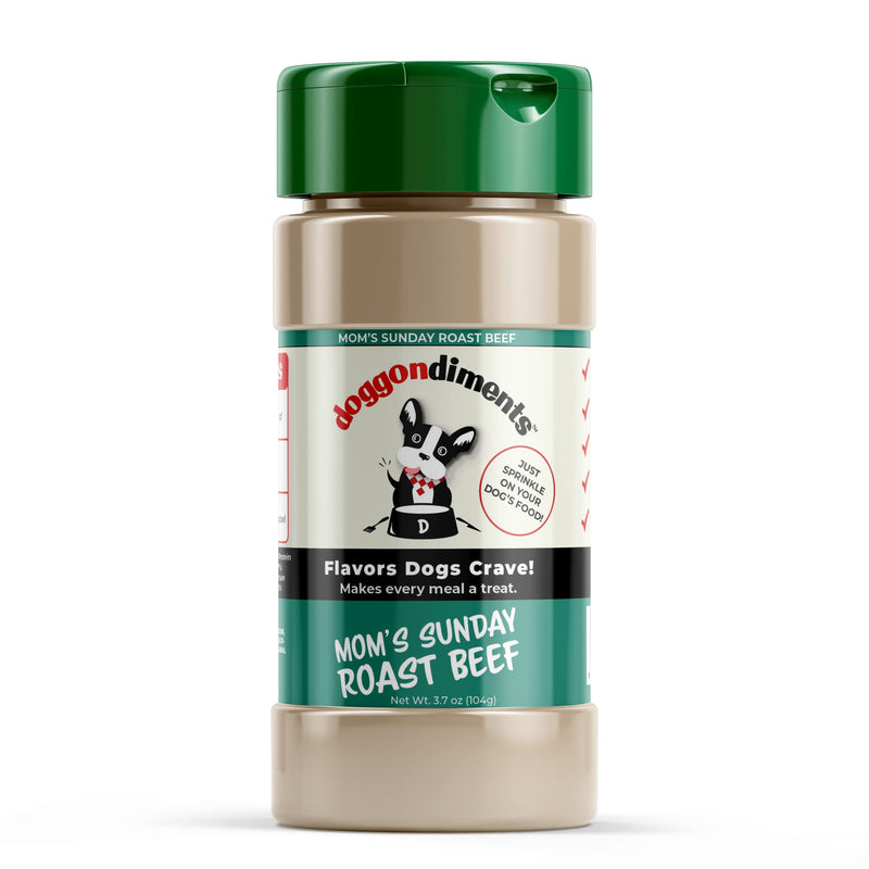 Mom's Sunday Roast Beef Dog Food Topper, Fun People Food Flavors, Made in USA - PawsPlanet Australia