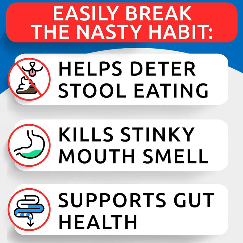 BARK&SPARK No Poo Chews + Green Grass Dog Chews Bundle - Pee Grass Spot Saver Caused by Dog Urine - Digestive Enzymes & Breath Aid Support - Digestion Supplement Treat