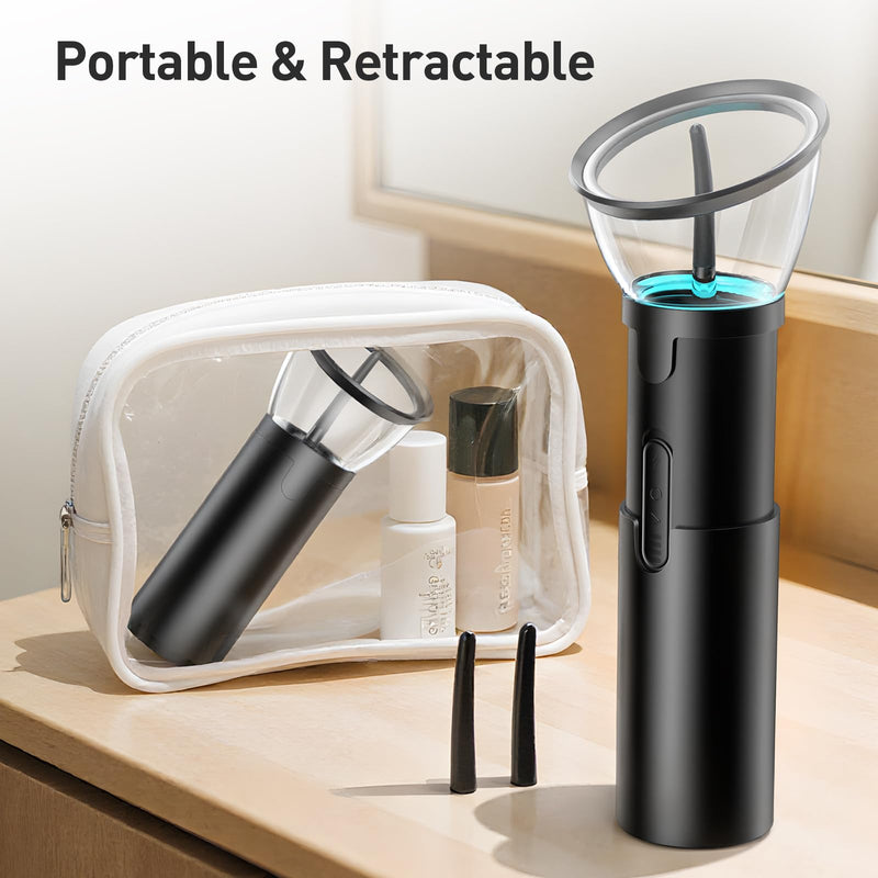 Ear Wax Removal, Retractable Ear Cleaner with 4 Pressure Modes, IPX6, Electric and Water Resistant Ear Wax Removal Kit, Rechargeable Ear Cleaning Tool with USB, Ear Washer for Humans In-home
