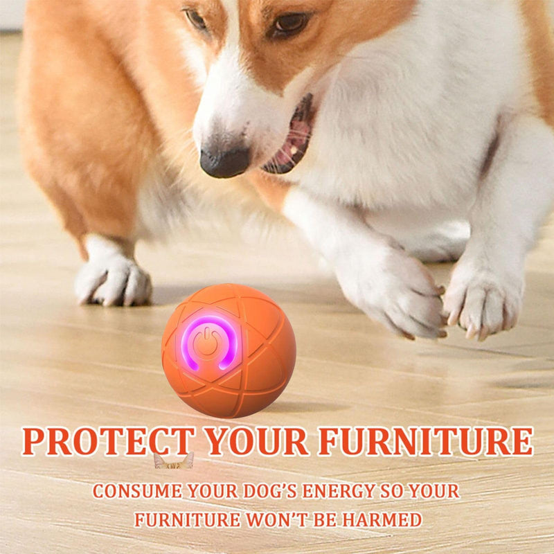 Shake Ball Toy for Dogs, Shake Ball Dog Toy, 2025 New Shaking Dog Ball Toy, Automatic Shake Ball Dog Toy for Small, Medium, and Large Dogs (Orange+Blue) Orange+Blue - BeesActive Australia