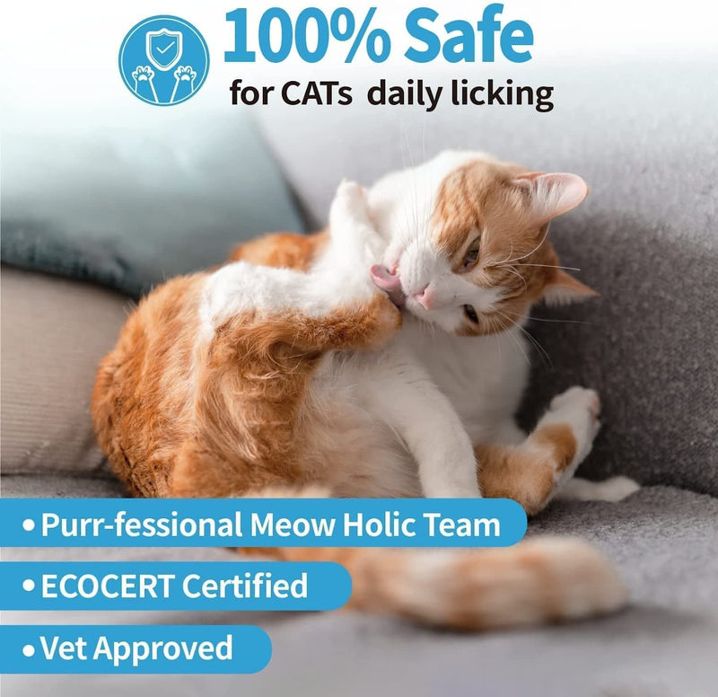 Mooncat Waterless Cat Shampoo+Cat Brush, Licking Safe Dry Shampoo for Cats, No Rinse Foam Cat Bath, Grooming for Cat, Kitten Sensitive Skin, Dander Reducing, Paraben Free, pH Balanced (5 oz) short hair - BeesActive Australia