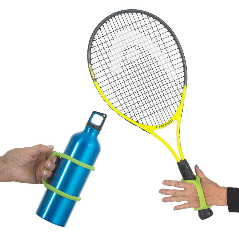 Adaptive Handle for Sports, Tools, Cups and Bottles for Kids, Adults, Veterans, Seniors, Independent Living Accessory for Weak Grip, Stroke, Cerebral Palsy, Arthritis (2 Pack) - BeesActive Australia