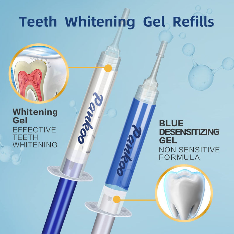 Teeth Whitening Kit with LED Light, 10X Teeth Whitening Gels, 2X Silicone Mouth Trays, Whiten Effectively in 15 Minutes Without Sensitivity, 1-9 Shades Whiter in 1-2 Weeks, 2-3X Faster Than Strips - BeesActive Australia