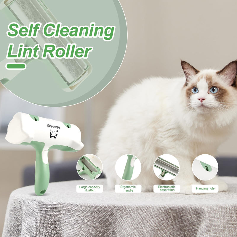 Pet Hair Remover, Reusable Lint Roller Large Capacity Pet Hair with Electrostatic Friction Design, Effectively Removes Cat and Dog Hair for Sofas, Carpets, Beds, Clothes - BeesActive Australia