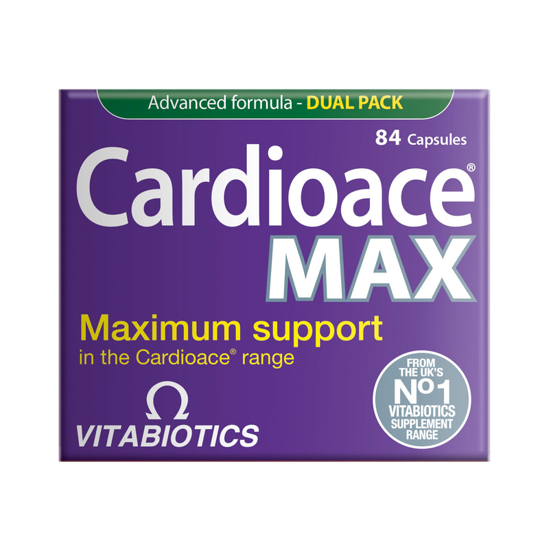 Vitabiotics Cardioace Max. 84 Capsules.