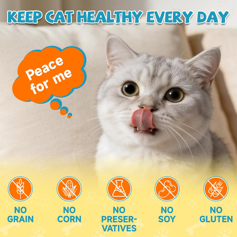 Taurine for Cats - Taurine Powder for Cats, Supports Feline Heart & Vision, Immune, Energy & Vitality, Coenzyme Q10, L-Carnitine, L-Lysine, Vitamin, Taurine Supplement for Cat Taurine Powder, 200g