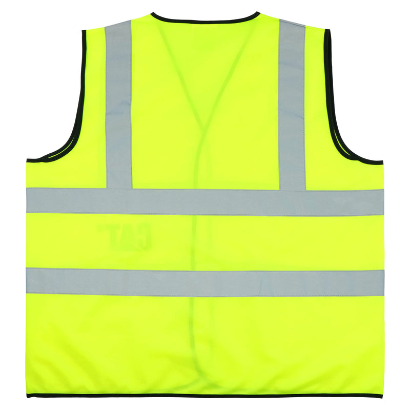 CAT Unisex's CAT019501X High Visibility Safety Vest ANSI Approved, X-Large, Green, XL