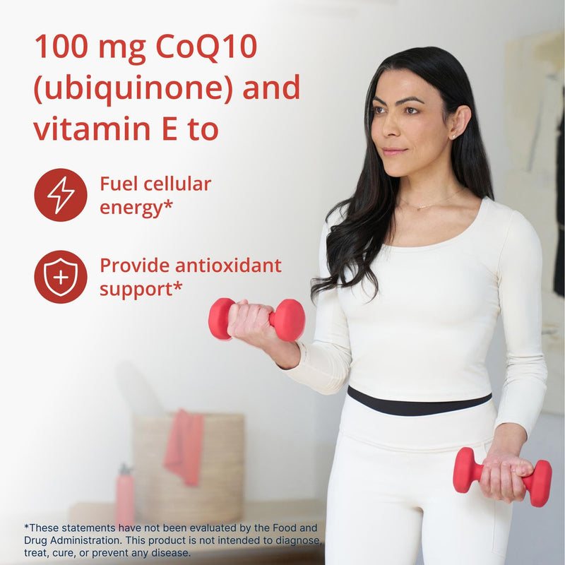 Metagenics CoQ10 ST-100, Heart & Cardiovascular Health, 60 Softgels | CoQ10 Supplement with Ubiquinone and Vitamin E, Supports Cardiovascular and Cellular Energy Health, Non-GMO 60 Count (Pack of 1)