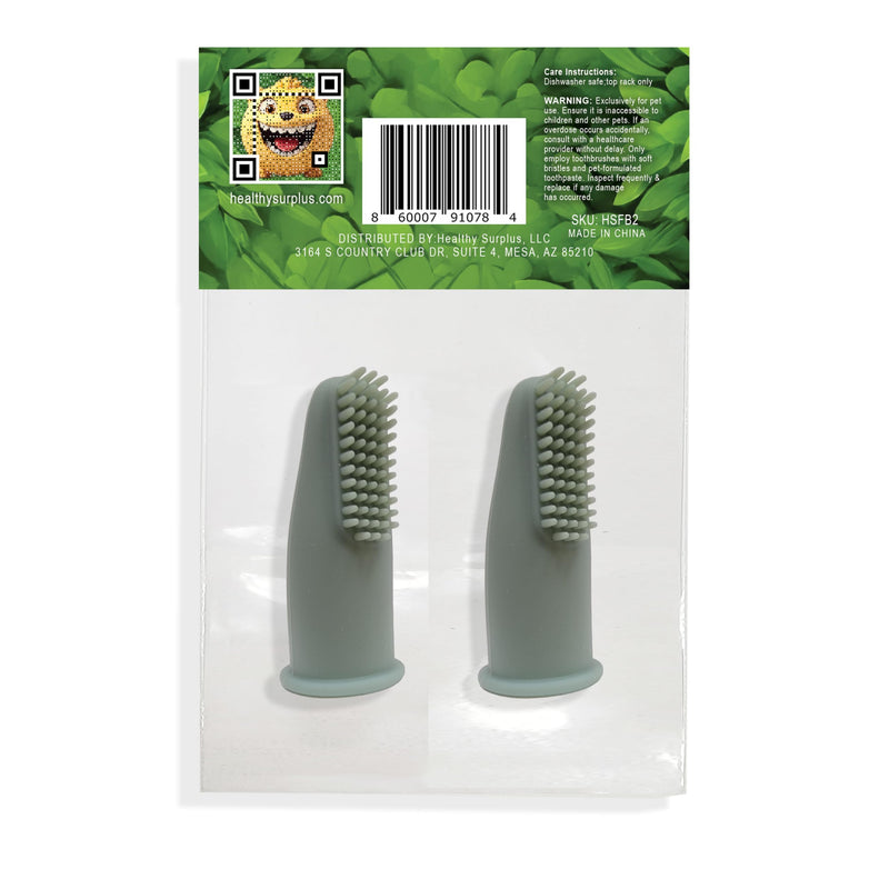 Silicone Finger Brush Twin Pack | 1 Virbac CET Enzymatic Poultry Toothpaste 2.5 oz/70 g | Fresh Breath, Plaque & Tartar Control | Dog Tooth Brushing Kit Oral Care for Pets - PawsPlanet Australia