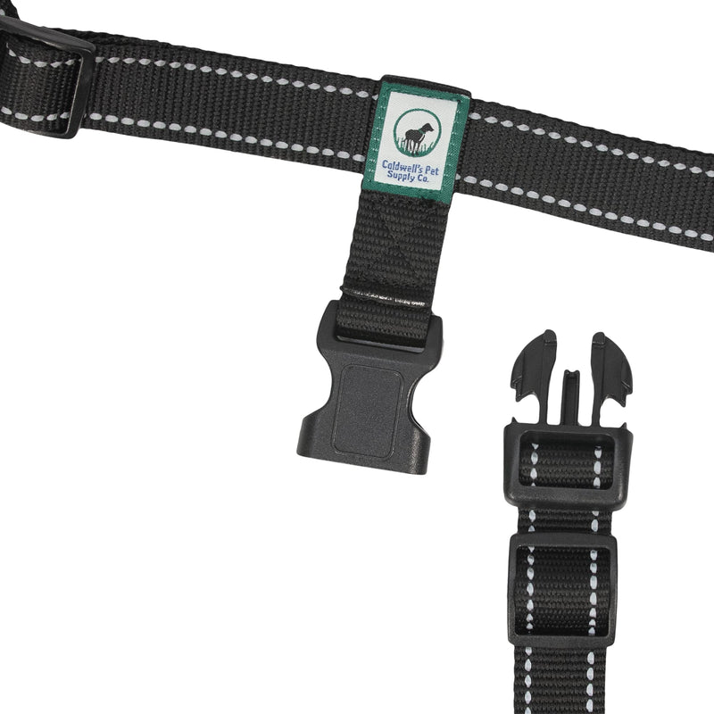 Caldwell's Pet Supply Co. Hands-Free Dog Leash, Adjustable Waist Leash for Dog Walking, Non-Bungee, Hands Free Harness, Durable and Versatile Waist Belt Leashes, Cross Body for Dogs (26" - 47") - BeesActive Australia
