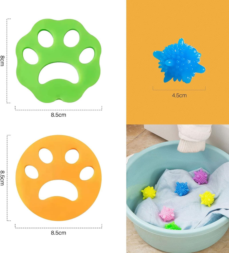 14 Pcs Clothes Epilator for Washing Machine Anti-Hair Washing Machine Pet Epilator for Cleaning Pet Hair - BeesActive Australia