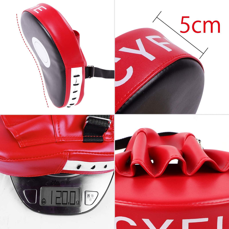 3-in-1 Boxing Pad Set –Focus Punching Mitts, Martial Arts Target Training Paddle and Kicking Pad for Kickboxing Taekwondo Karate MMA, Boxing Equipment Sparring for Kids, Teens & Women - BeesActive Australia