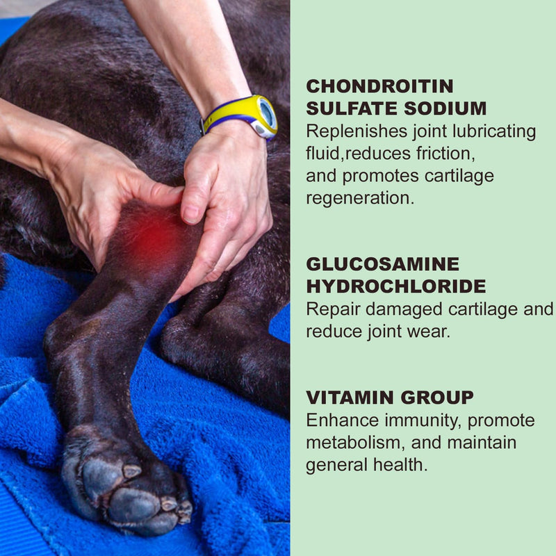 Hip and Joint Supplement for Dogs, 80 Dog Calming Chews with Glucosamine, Chondroitin,Advanced Hip and Joint Chews for Senior Dogs,Support Mobility,Health Chews for Dog,Small/Medium/Large Dog-Chicken