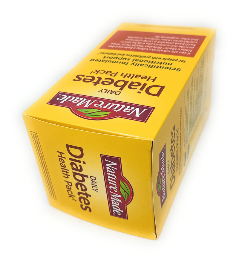 Nature Made Daily Diabetes Health Pack, Dietary Supplement for Nutritional Support, 60 Packets