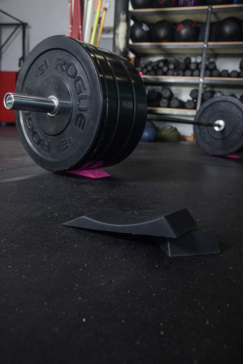 Widest Deadlift Wedge (2 Pack) - Barbell Deadlift Jack Alternative for Weightlifting - Accessories for Platforms, Blocks, and Pads Black (2 Pack)