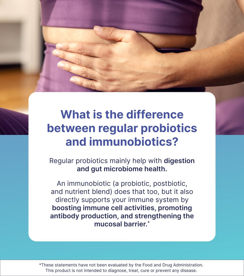 Microbiome Labs EpicDefense Probiotic + Postbiotic Combo - Immunobiotic Formula with LGG, BB-12 & Epicor - Daily Immune System Support - Respiratory Comfort - Gut Health Support (30 Capsules)