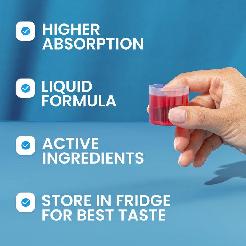 Swedish Nutra Marine Collagen 10,000 mg Liquid, 500 ml, 20 Day | 10,000mg marine collagen with hyaluronic acid, biotin & vitamin C for healthy hair, skin, nails & joints; sugar-free Liquid Marine Collagen 10000mg x 500 ml