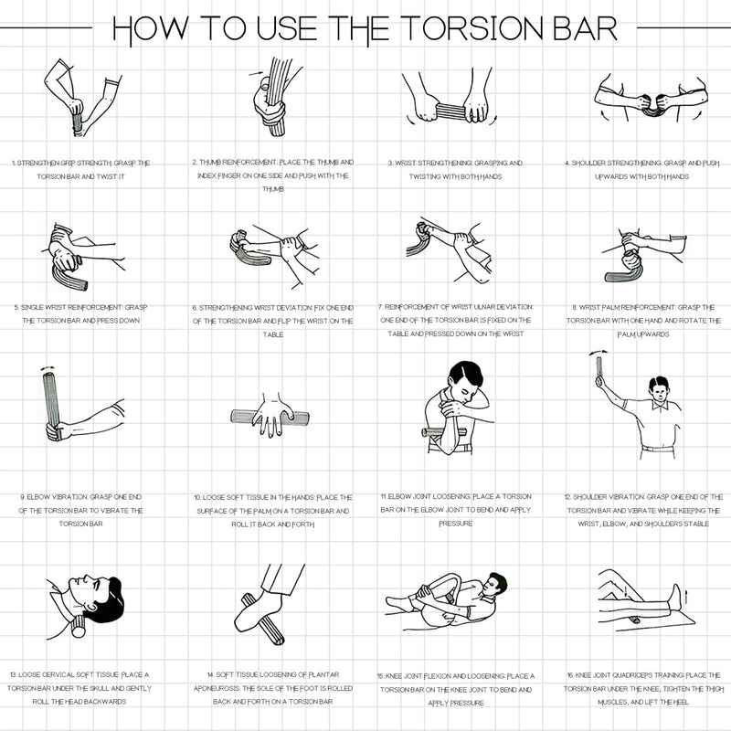 Flex Therapy Bar,Resistance Bar Used to Relieve Pain in the Wrist, Elbow, and Forearm,Tennis Elbow Treatment Bar,Twist Bar for Physical Therapy