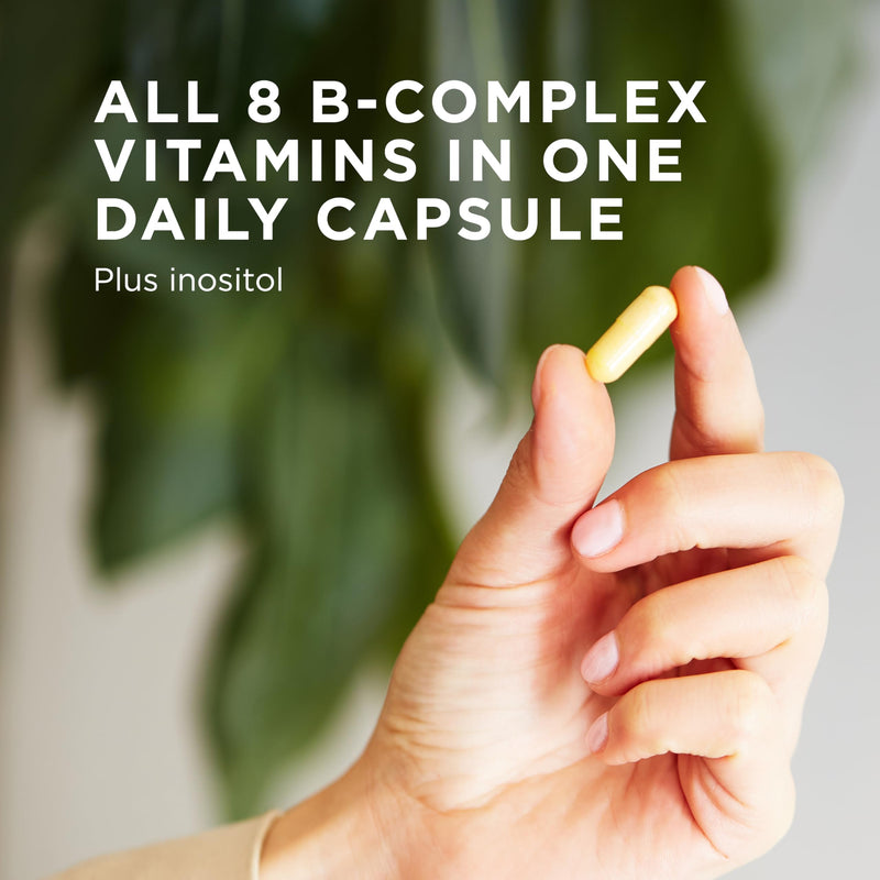 Solgar B-Complex "100", 250 Vegetable Capsules - Nervous System Support - Supports Energy Metabolism - Non-GMO, Vegan, Gluten Free, Dairy Free, Kosher - 250 Servings 250 Count (Pack of 1)