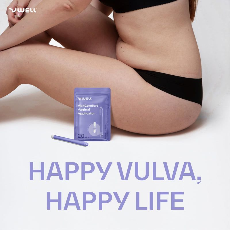 VWELL MaxComfort Tapered Vaginal Rectal Suppository Applicator Fits Most Prescription Capsule, Tablet, Pill, Gel, Cream (Universal) Universal - BeesActive Australia