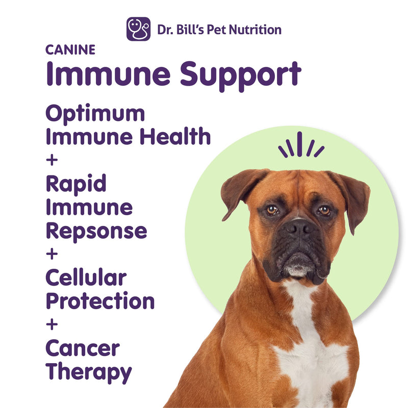 Dr. Bill’s Canine Immune Support | Immune Support for Dogs | Colostrum for Dogs | Pet Supplement | Includes Beta Glucan, Lactoferrin, Colostrum, Zinc, Coenzyme Q-10, and Bifidobacterium - PawsPlanet Australia