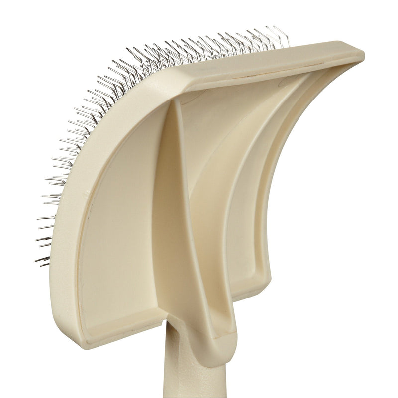 Master Grooming Tools Universal Pet Large Slicker Brush, White - BeesActive Australia