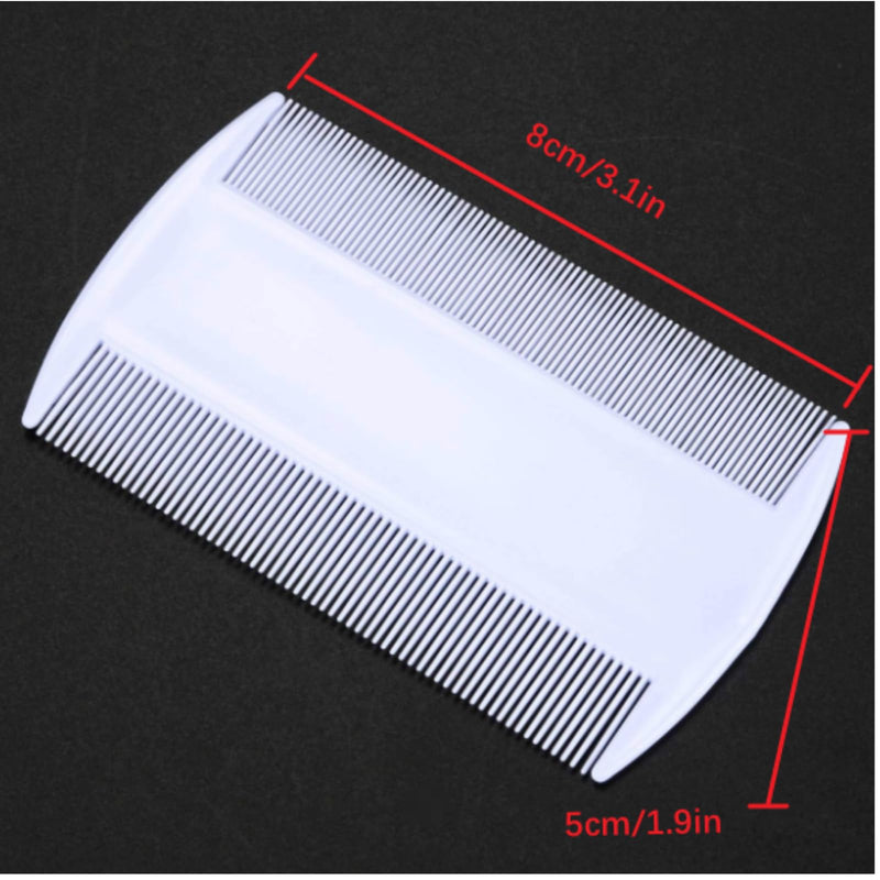4 Pack Double-Sided Pet Grooming Combs – Fine Tooth Lice and Flea Comb for Cats, Dogs, and Pets – Lightweight, Portable Hair Combs, Wet or Dry Use – Dandruff Removal Comb for Adults and Children - BeesActive Australia